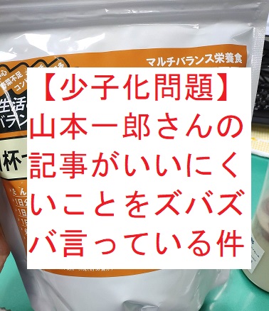 少子化問題 山本一郎さんの記事がいいにくいことをズバズバ言っている件 部員xの生活日記